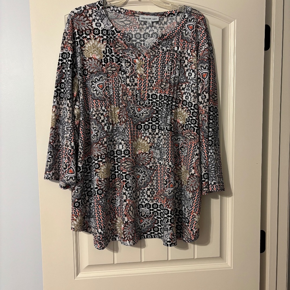 lightweight polyester blouse